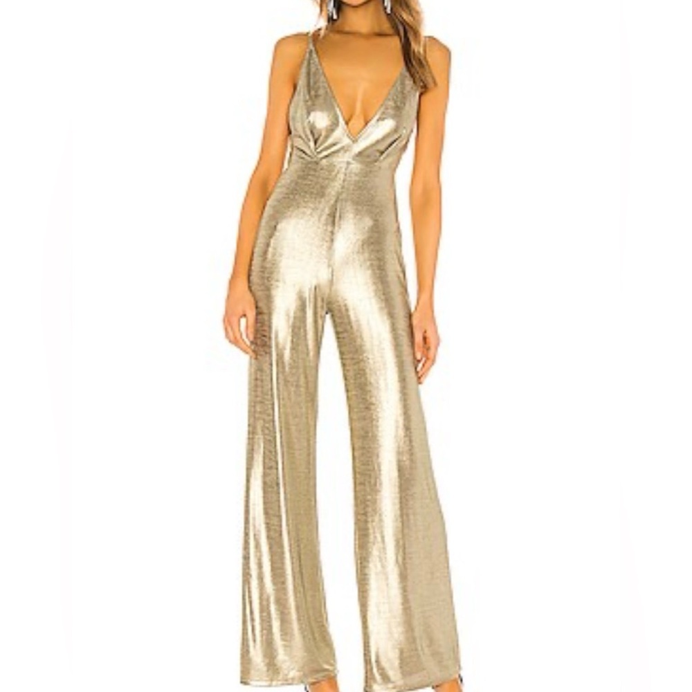 Gold Metallic Jumpsuit